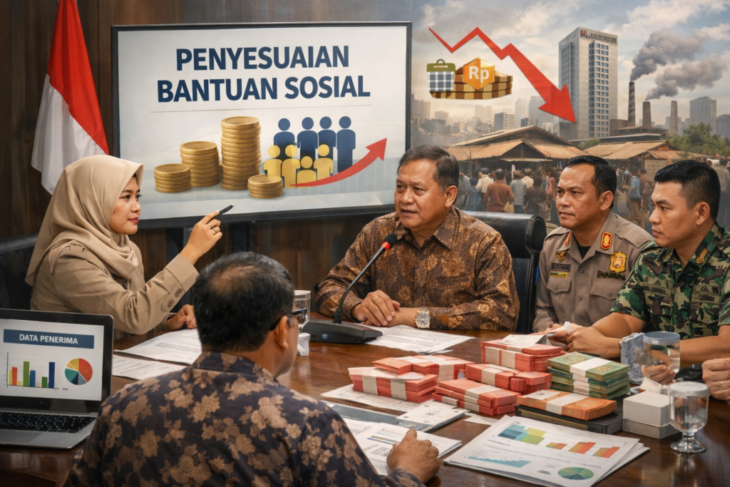 Pemerintah Bahas Penyesuaian Program Bantuan Sosial di Tengah Tekanan Ekonomi